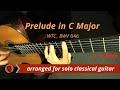 J s bach  prelude in c major bwv 846 from the welltempered clavier guitar transcription