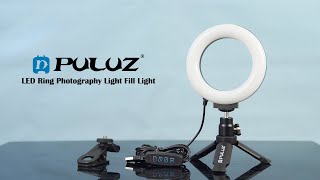 PULUZ  Ring Selfie Light 3 Modes USB Dimmable Dual Color Temperature screenshot 3