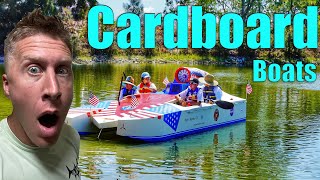 Videos 83 Cape Coral Cardboard Boat Regatta: Homemade Boats That Sink or Float