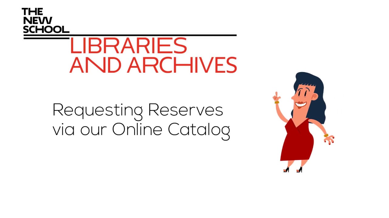 dramamine precio NEW! Requesting Reserves Through The Library Catalog I The New School Libraries and Archives