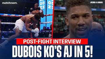 Anthony Joshua, Daniel Dubois & Eddie Hearn