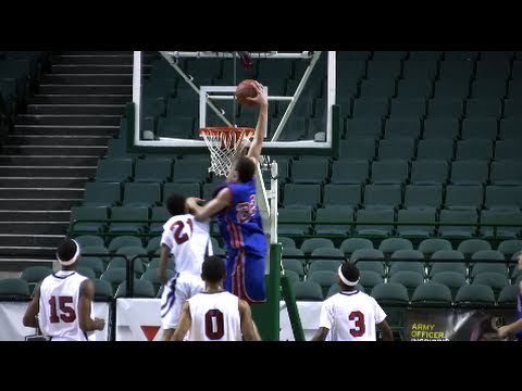 Larry Nance Jr posters defender on his way to 25 points Villa Holiday Classic Cleveland Edition