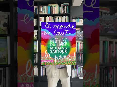 📚Je serai présent au Festival du Livre de Mouans-Sartoux qui se tiendra du 2 au 4 octobre 2026.