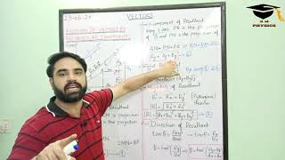 Addition Of Vectors By Rectangular Components | 5th Lecture | Vectors | S.M Physics Lecture 5 Vector Addition Using Rectangular Components