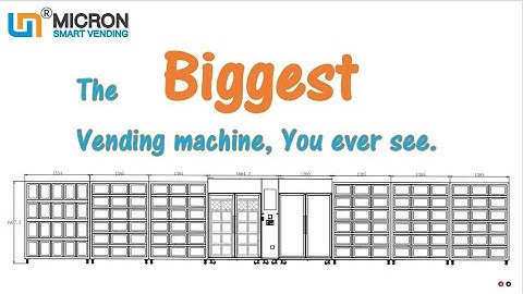 Maybe this is the biggest vending machine you ever seen before，8 slave boxes one control center
