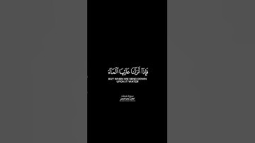 ومن آياته أنك ترى الأرض خاشعة _ كرومات قرآن كريم بصوت #ياسر_الدوسري #سورة_فصلت حالات واتس