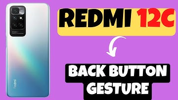 Redmi 12c Change Back Button Gesture Settings || How to Change Navigation Bar
