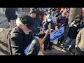 Israel supporters protest new Israeli government outside Israeli Embassy in DC