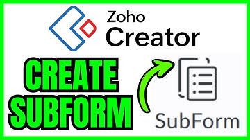 How To CREATE SUBFORM In Zoho Creator (QUICK & EASY) 2025