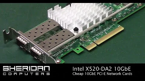 Intel X520-DA2 10GbE Network Card | Cheap 10GbE PCI-E Network Cards