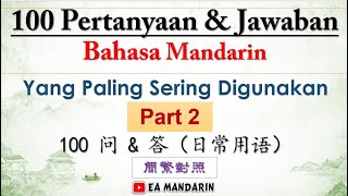 100 Pertanyaan & Jawaban Bahasa Mandarin Part 2 (Simplified-Traditional) 简繁对照