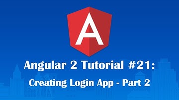 Angular 2 Tutorial 21: Setting Up Login Form (Login App)
