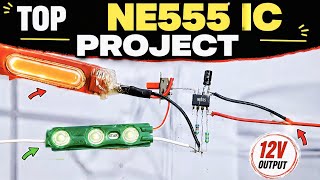 Amazing NE555 IC Project | Simple 12V DIY Electronics Circuit#experiment #scienceproject 
