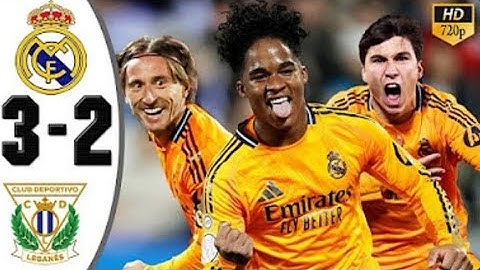 Real Madrid vs Leganés 3-2 highlights & all goals copa del rey 👑 2025 Quarter- finals
