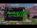 🔥 Apollon Client 1.26.10 (32/64 Bit) – MCPE Apollon Client v26.10! (Must Try) 🚀