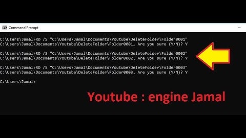 How to Delete File and Folder in CMD Windows 7/8/10