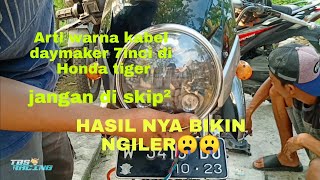 Cara hemat masang karet kupingan tiger revo