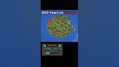 500 Years on 1 island #worldbox #superworldbox #shorts #subscribe #map #geography