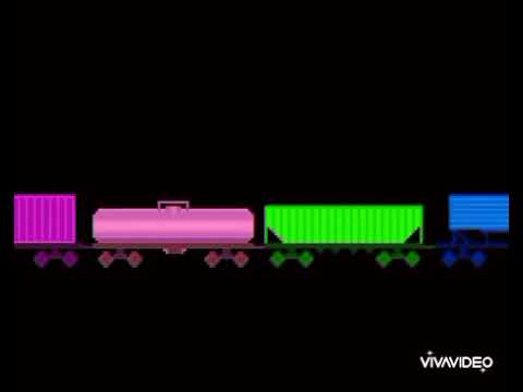 Multicolour Freight Trains - The Kids' Picture Show