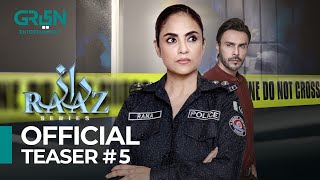 Raaz | Upcoming Drama Series | Teaser 5 | Coming Soon | Nadia Khan | Shahid Khawaja | Green TV