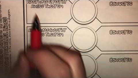 3-2 Angles & Parallel Lines