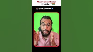 Must Watch Video for Exporters 🌍 #exportbusiness #business #importexportbusiness #shorts