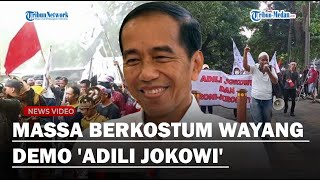 Download Lagu TERIAK TANGKAP JOKOWI! Massa Berkostum Wayang Aksi Demo 'Adili Jokowi' di Solo MP3