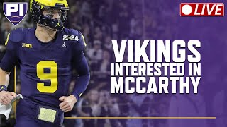 Vikings sign a defensive tackle and will send everyone to see JJ McCarthy