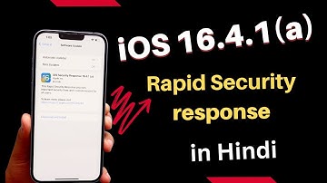 iOS 16.4.1 (a) | iOS 16.4.1 (a) Security Response in Hindi