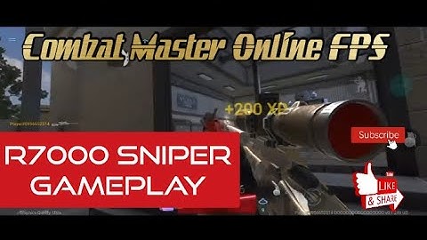 Combat Master Online FPS |   R7000 Sniper Gameplay