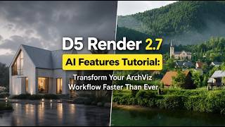 Famous D5 Render 2 7 Overview Tutorial   How to Level Up Design Archviz Workflow with New AI Features&Tools Profile