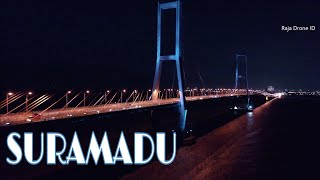 Video Udara Malam Hari Jembatan SURAMADU 2019, Jembatan Nasional Surabaya - Madura