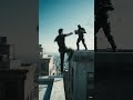 Ultimate Rooftop Parkour Battle! 🏙️💥 #shorts