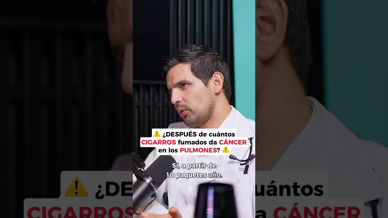 ⚠️ ¿DESPUÉS de cuántos CIGARROS fumados da CÁNCER en los PULMONES? ⚠️   @dr.ivanjuarezneumo