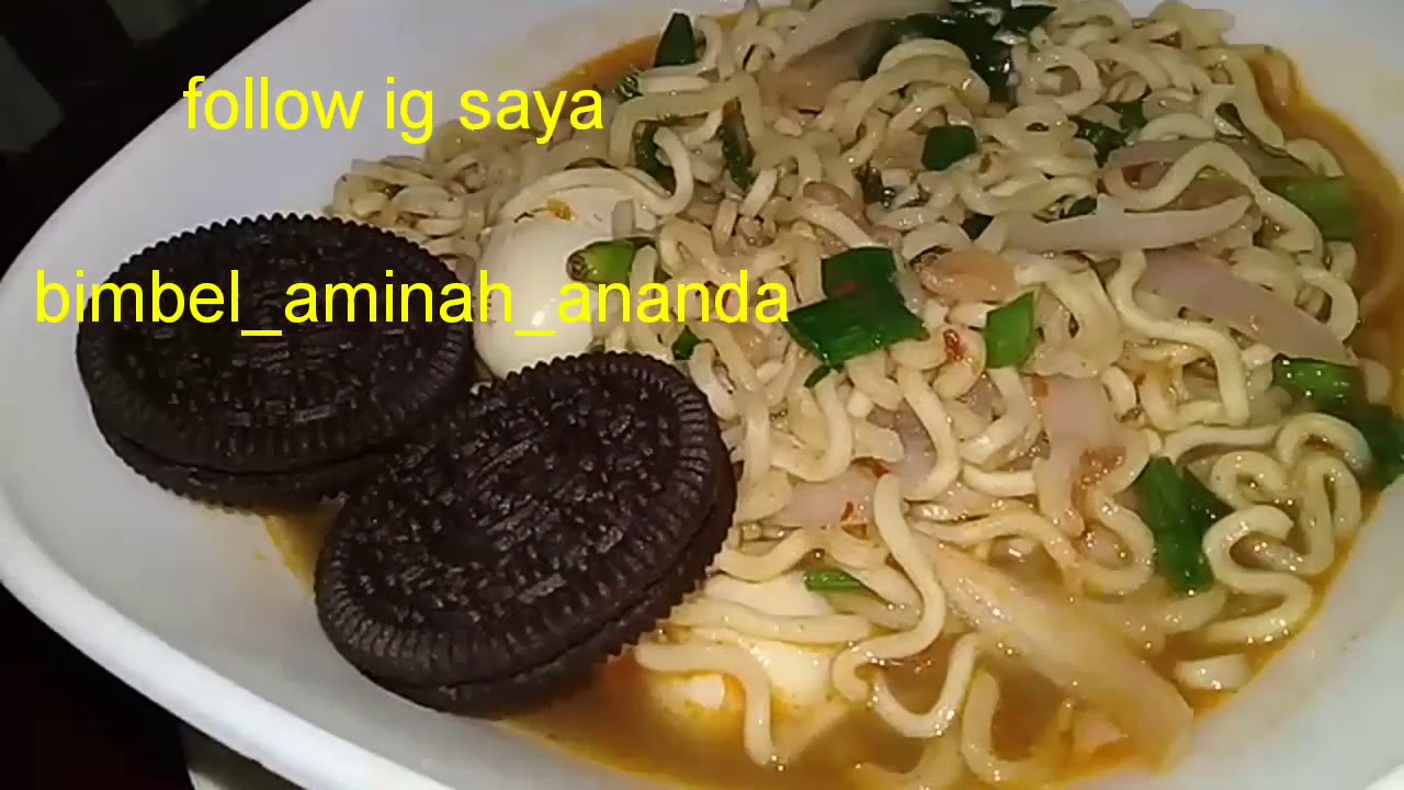 Resep mie sedap mix indomie hype abis geprek pedas mix 