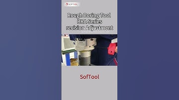 SofTool Rough Boring Tool Precision Adjustment #cnc #machine #cncmill #precisionmachining #aluminum