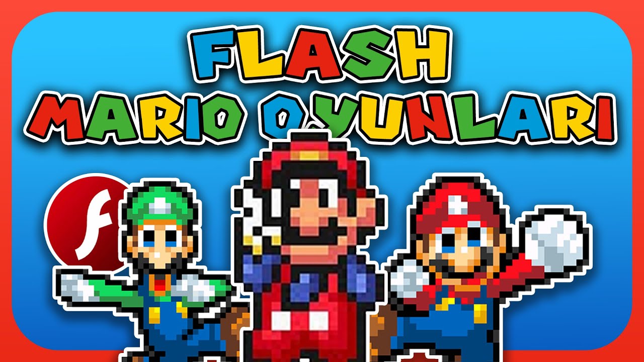 Çocukluğumuzun Efsane MARİO FLASH OYUNLARINI Oynadım!