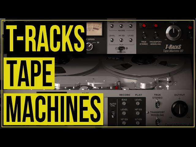 T-RackS Tape Machine Collection - Can you hear it? - YouTube