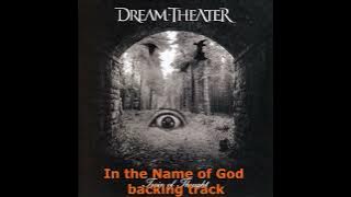 7. Dream Theater -  In the Name of God backing track