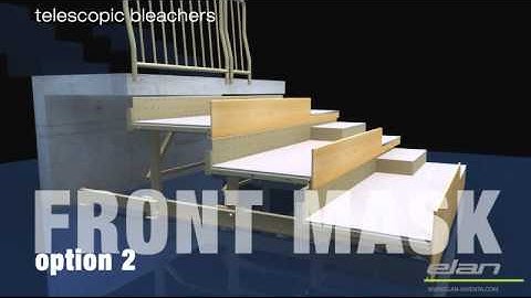 Telescopic seating systems by Elan Inventa