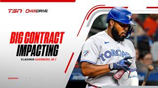 Has Vladdy’s contract had an effect on his production this season
