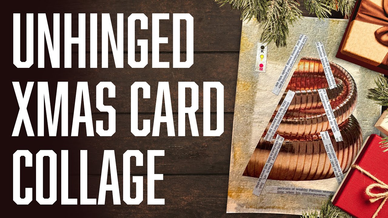 I Made 8 Collage Christmas Cards Simultaneously! 🎄🎨 Make Art with Me!