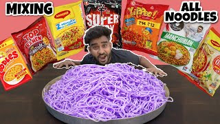 Mixing All Noodles To Make 