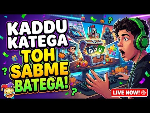 KADDU KATEGA TOH SAB MEIN BATEGA | RANDOM GAMING HINDI LIVE WITH DIJ GAMING |