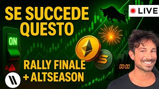 BITCOIN, CRYPTO: SE SUCCEDE QUESTO, POTREBBE SCATENARSI IL RALLY FINALE E L'ALTSEASON