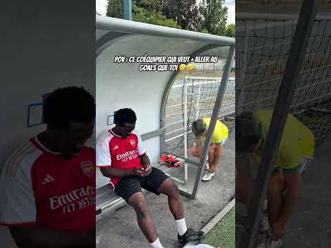 POV : Ce coéquipier qui veut aller + au goal que toi 🤣🤣 #gardiendebut