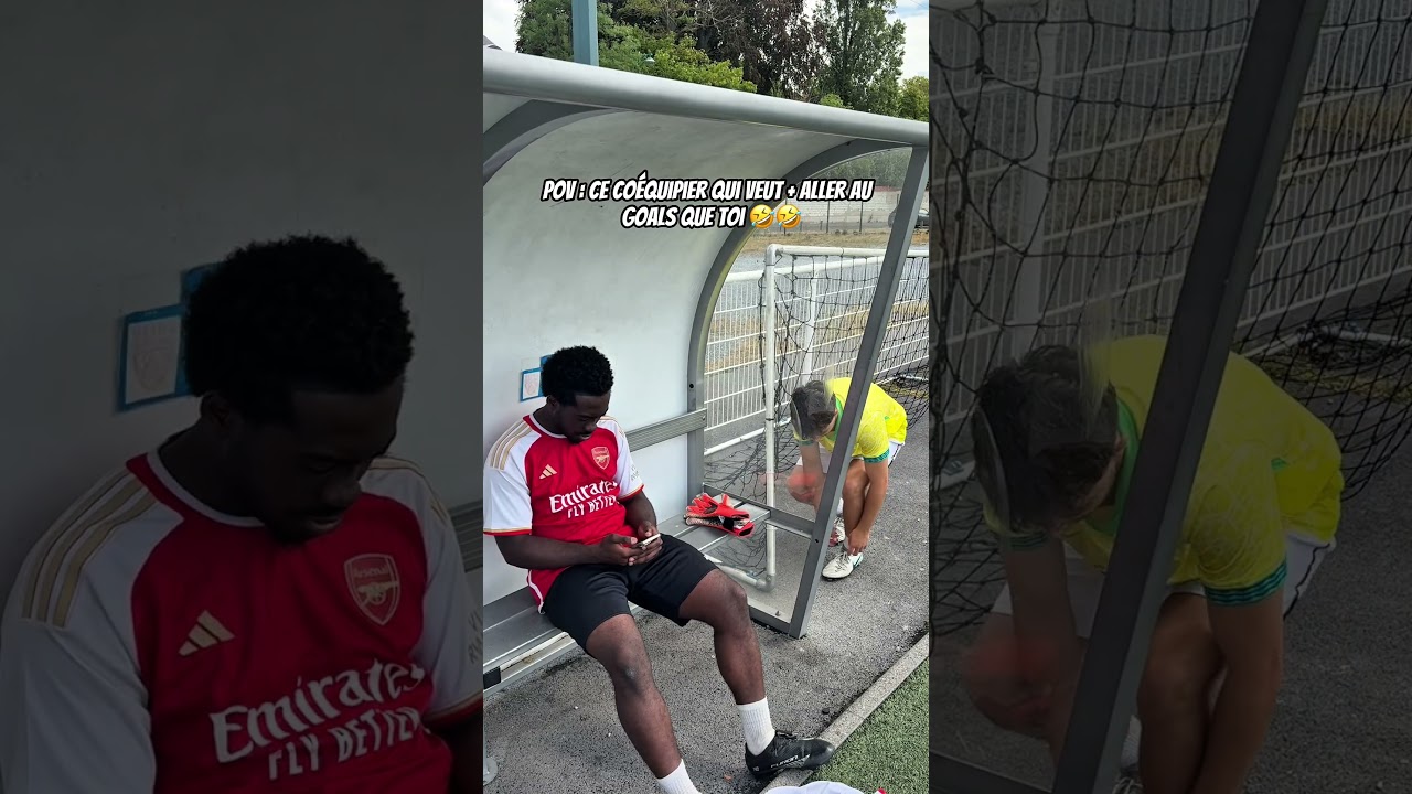 POV : Ce coéquipier qui veut aller + au goal que toi 🤣🤣 #gardiendebut