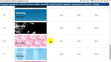 Hướng dẫn thay đổi màu sắc của website