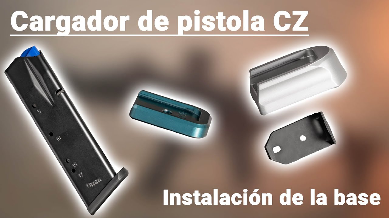 Cómo instalar una base en un cargador de pistola CZ | CZ Parts