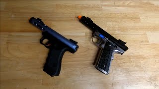 R013🔫 WE tech Galaxy g-series and 1911 review comparison  | Airsoft Toy